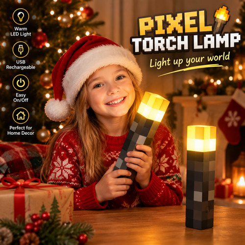 Rechargeable pixel torch lamp - pixel,