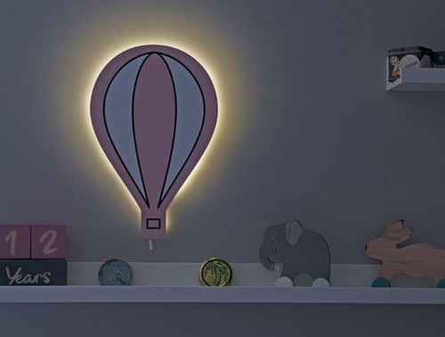 Hot air balloon wall light - hot, /