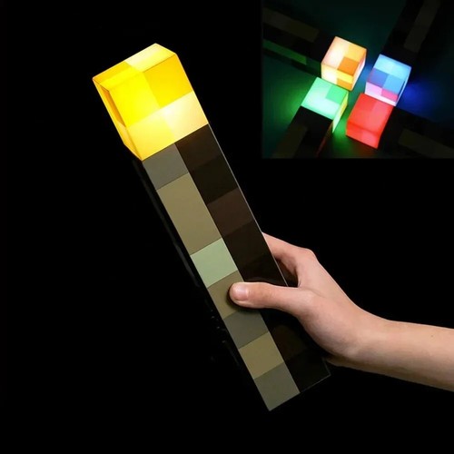 Minecraft game torch lamp led - lamp,