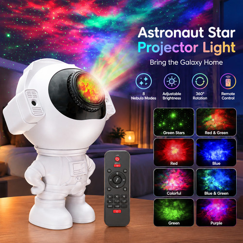 Astronaut star projector - astronaut,