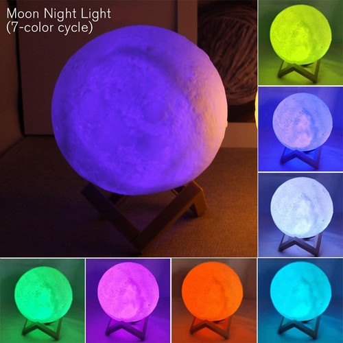 Led moon night light galaxy - moon,