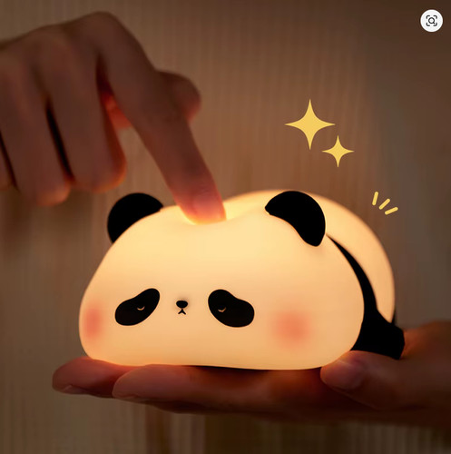 Panda led night light silicone - led,