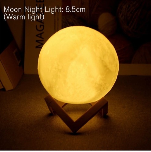 Galaxy moon lamp - lamp, night