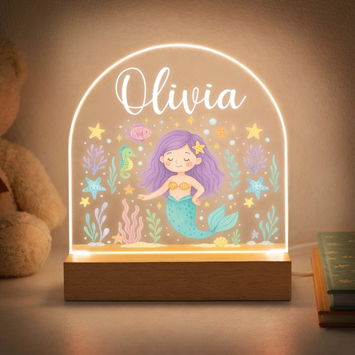Personalised led girl night - girl,