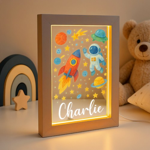 Personalised led space light - led,