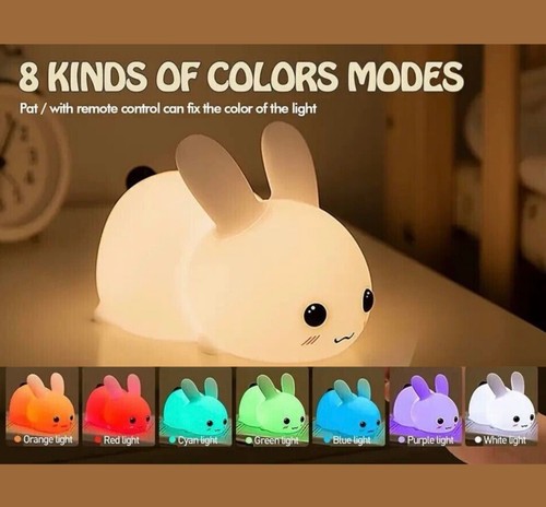 Kids bedroom night light bunny - bedroom,