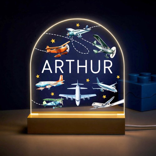 Personalised led airplane - led,