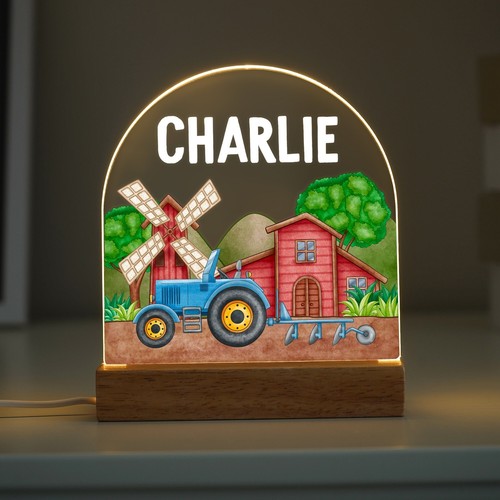 Personalised led tractor lamp - led,