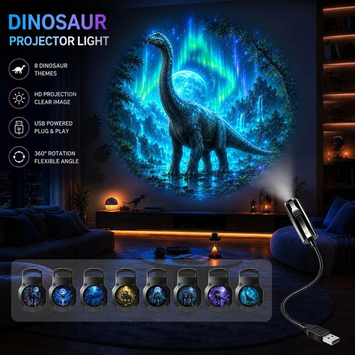 Dinosaur projection night - dinosaur,