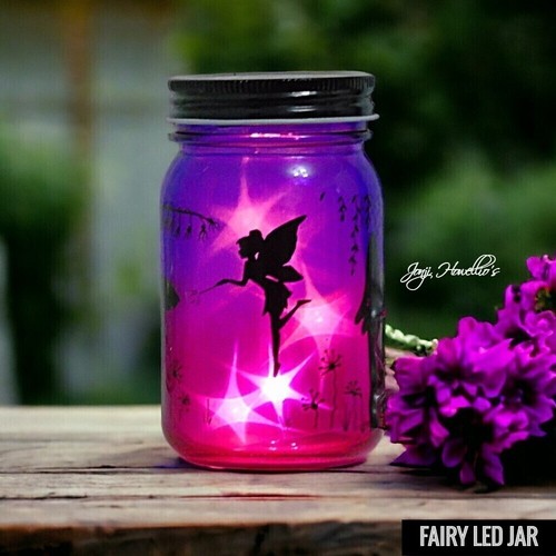 Led light firefly - led, glass