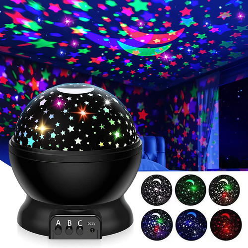Rotating led galaxy starry - rotating,