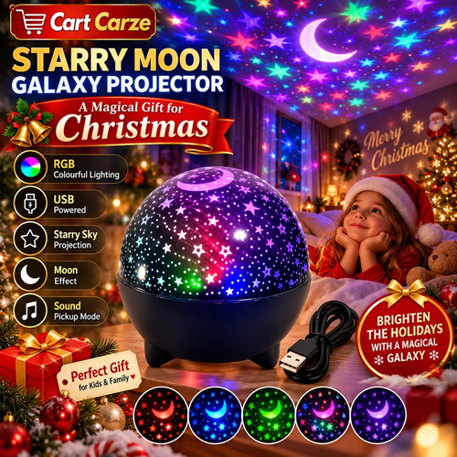 Rotating led galaxy starry - rotating,