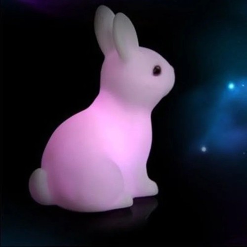 Led rabbit night - led, light