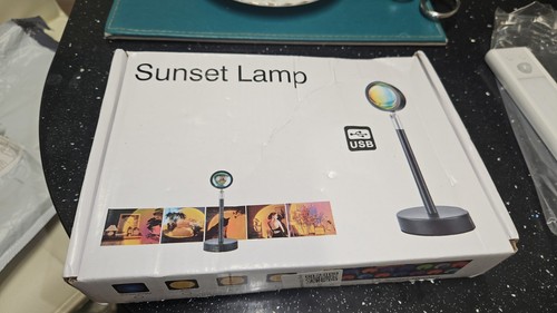 Sunset lamp projector - lamp, night