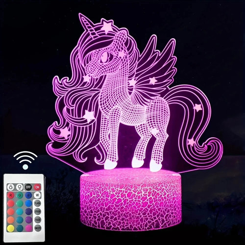Unicorn night light for - unicorn, 3d