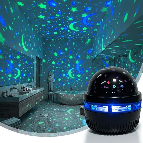 Rotating led galaxy - galaxy, starry