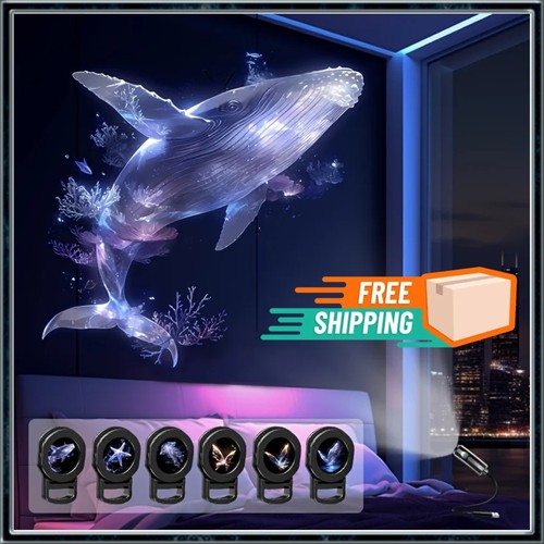 Led usb projector night - led,