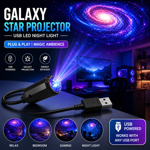 Galaxy star projector - star,
