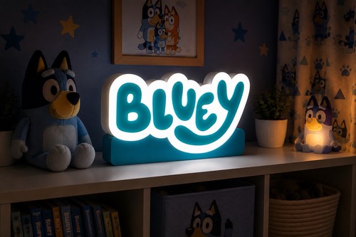 Bluey led light box printed - box, 3d