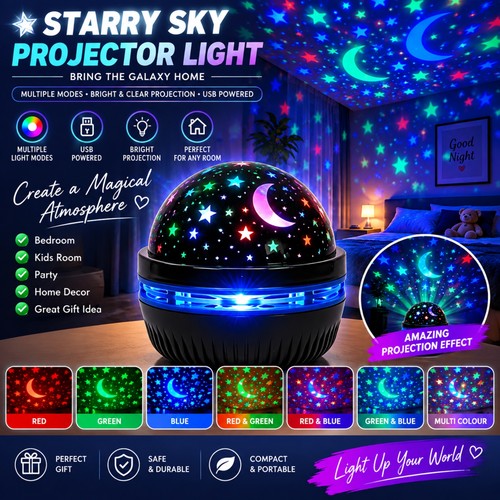 Rotating led galaxy starry - galaxy,