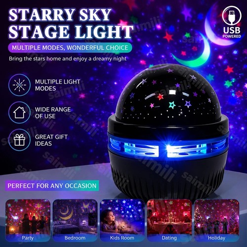 Rotating led galaxy - rotating,