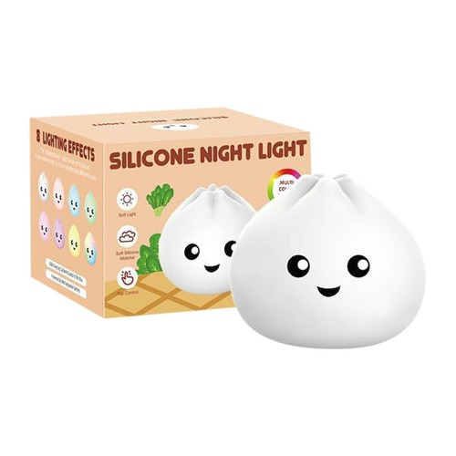 Silicone night light for kids - night,