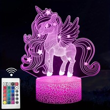 Unicorn 3D Night Light for