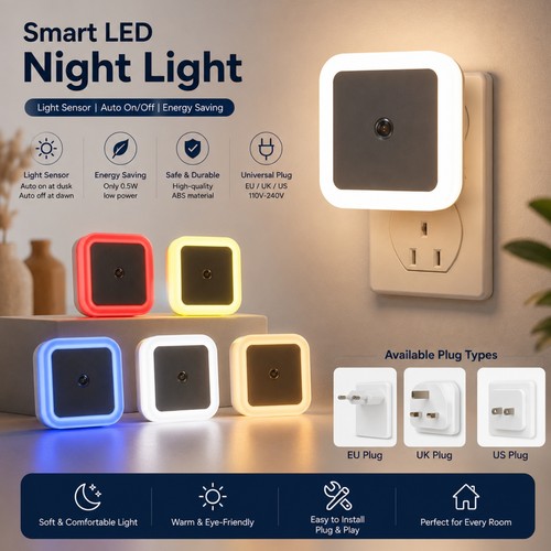 Automatic led night - 2x,