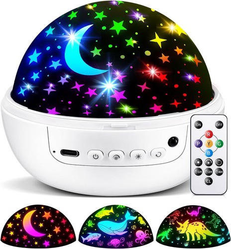 Night light projector for kids - night,