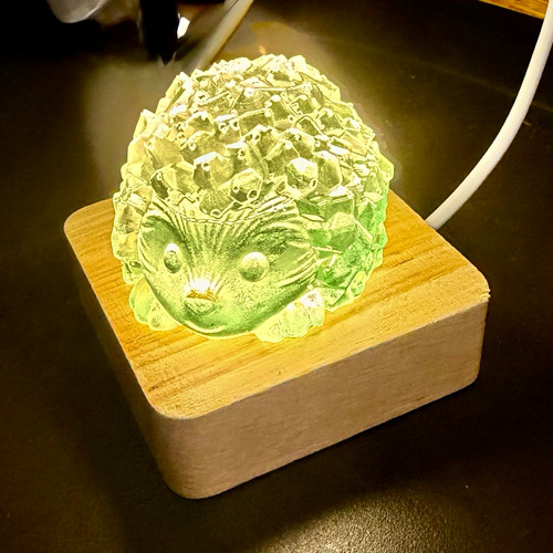 Usb led green hedgehog night - usb,