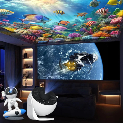 Led galaxy projector starry - led,